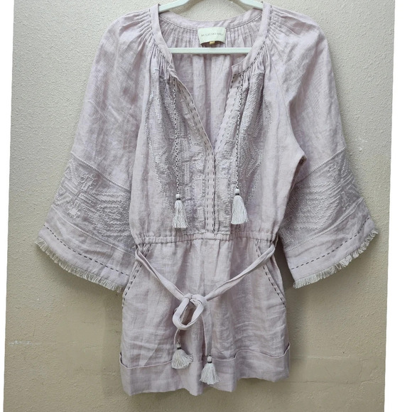 My Sleeping Gypsy Odyssey Linen Jumpsuit Size Small - Picture 2 of 10